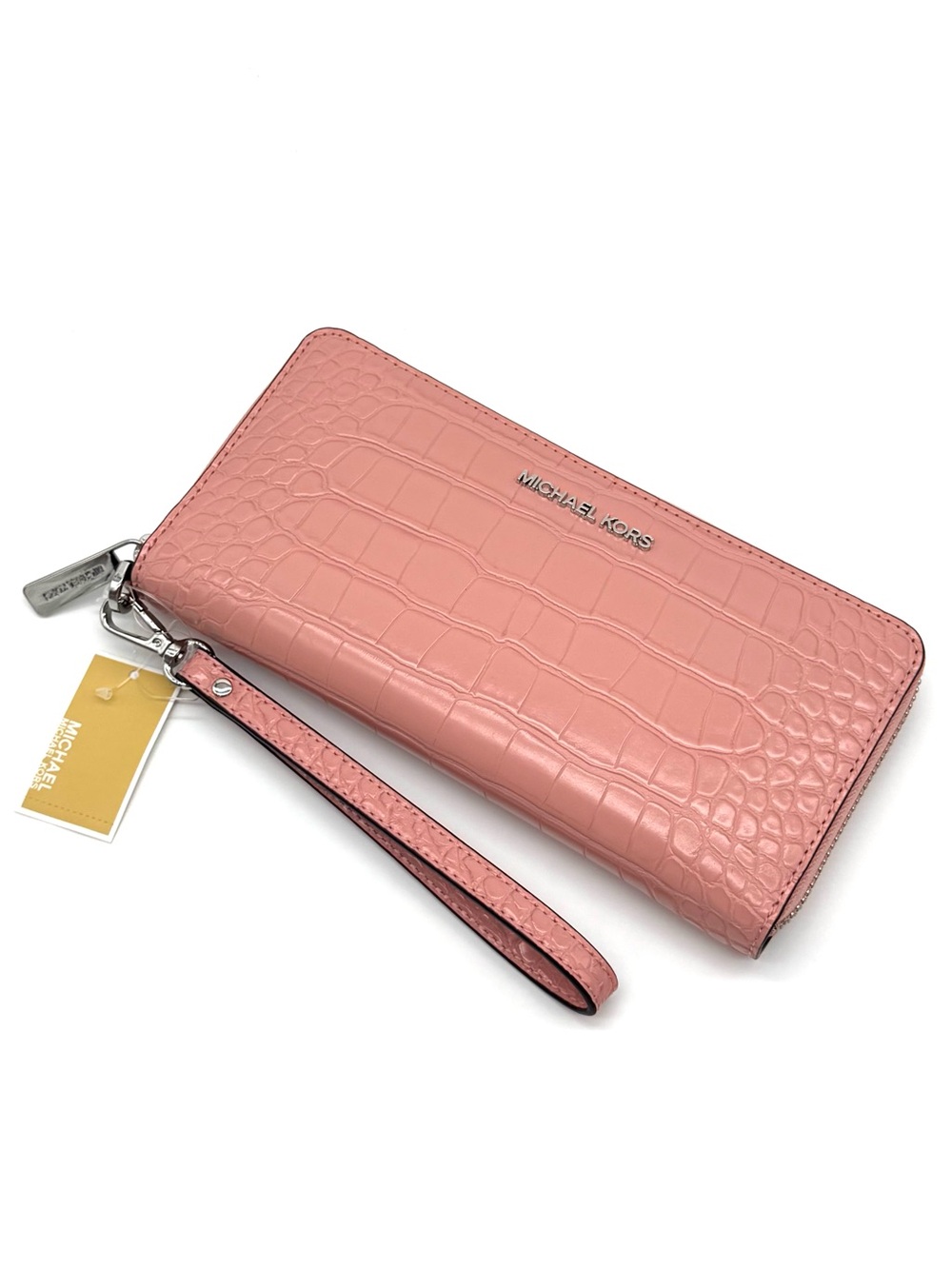 Michael Kors Jet Set Travel Large Leather Continental Wallet - Primrose